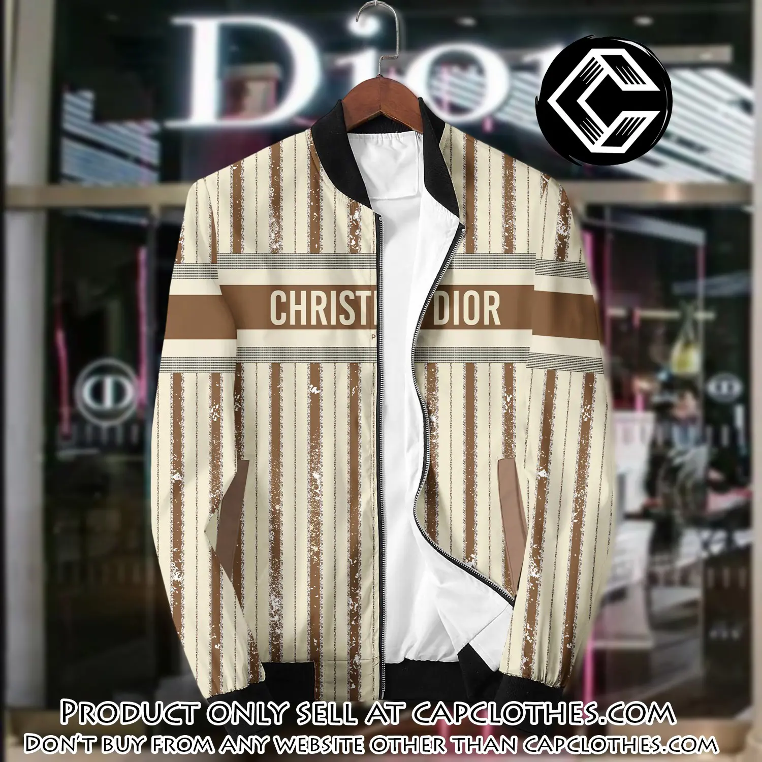 Dior luxury brand varsity zipper jacket vst1041 cc1519447